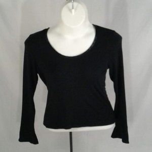 Long sleeve Black Top by GAP (L)